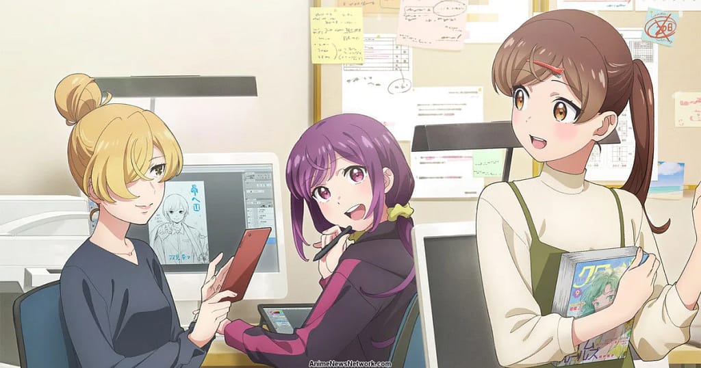 El extraño y maravilloso lugar de trabajo de un Mangaka revela 2 nuevos personajes y debutará el 6 de octubre