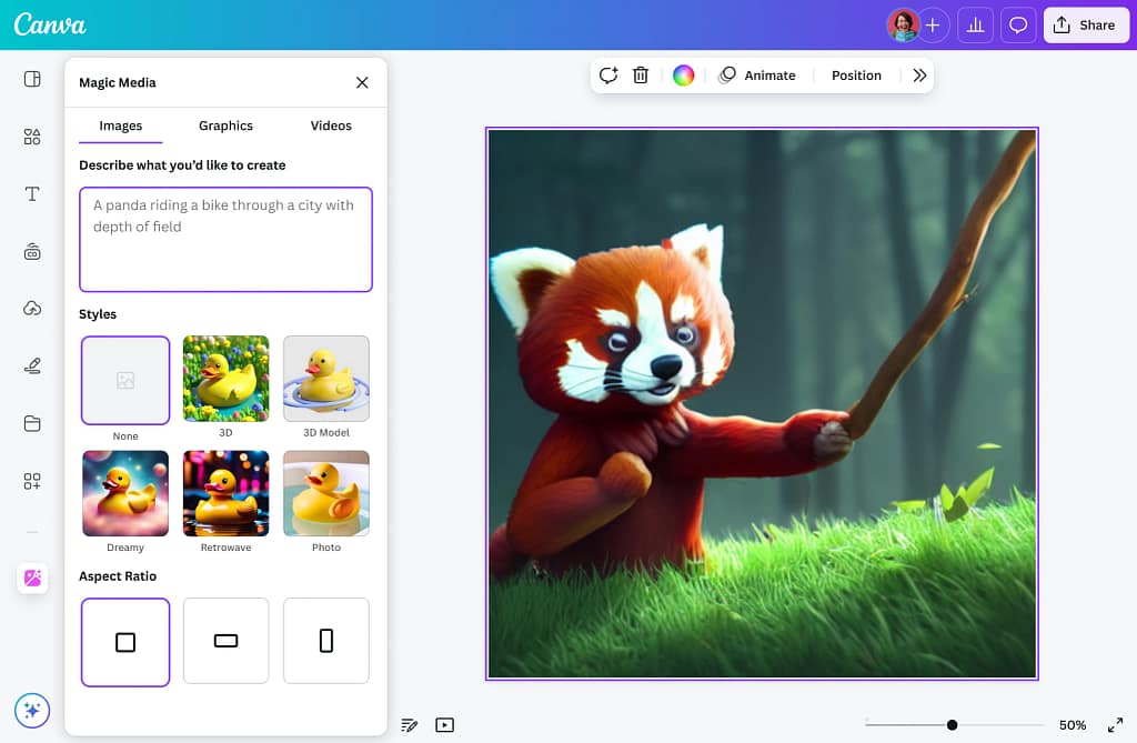 Canva lanza su generador de imágenes con IA: condiciones de uso y cómo distinguir fotos reales o creadas