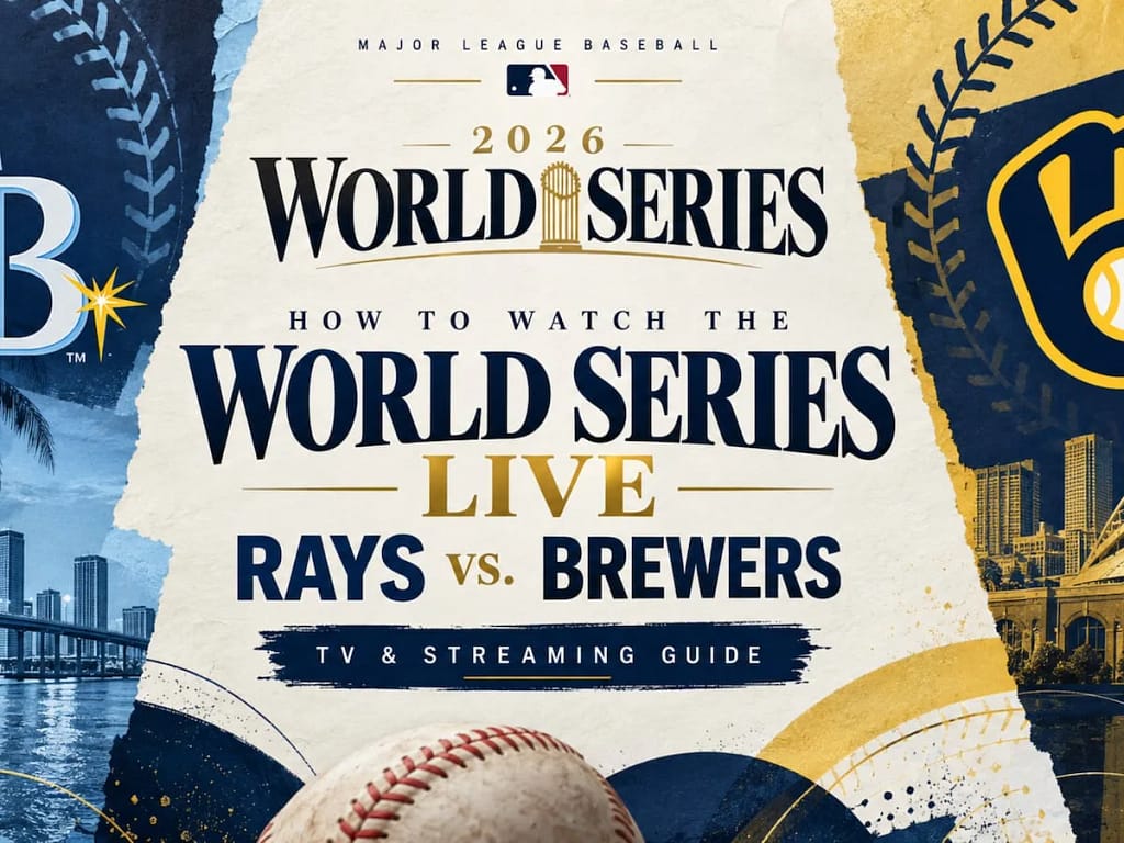 World Series MLB 2026 en streaming: ¿en qué canal transmiten Rays vs. Brewers por el Juego 1 en México y EE.UU.?