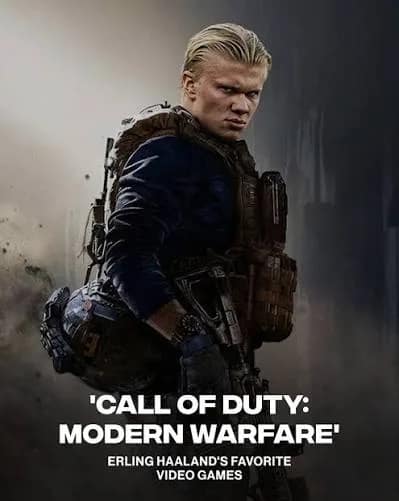 Call of Duty y la confesión de Erling Haaland: “Llevo toda la vida siendo un campero”