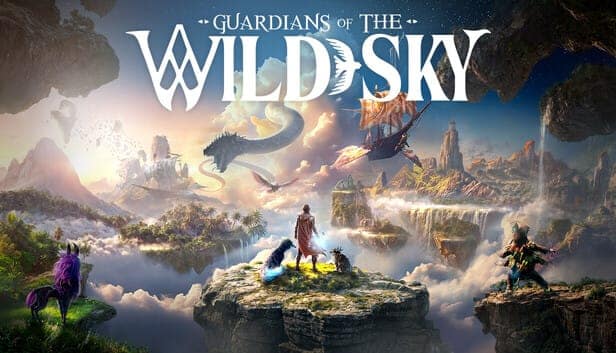 Vista general del gameplay de captura de criaturas en el juego de supervivencia Guardians of the Wild Sky